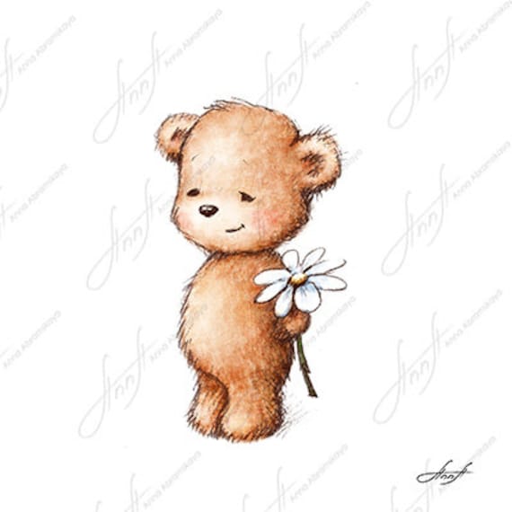 Detail Cute Teddy Bear Sketch Images Nomer 8