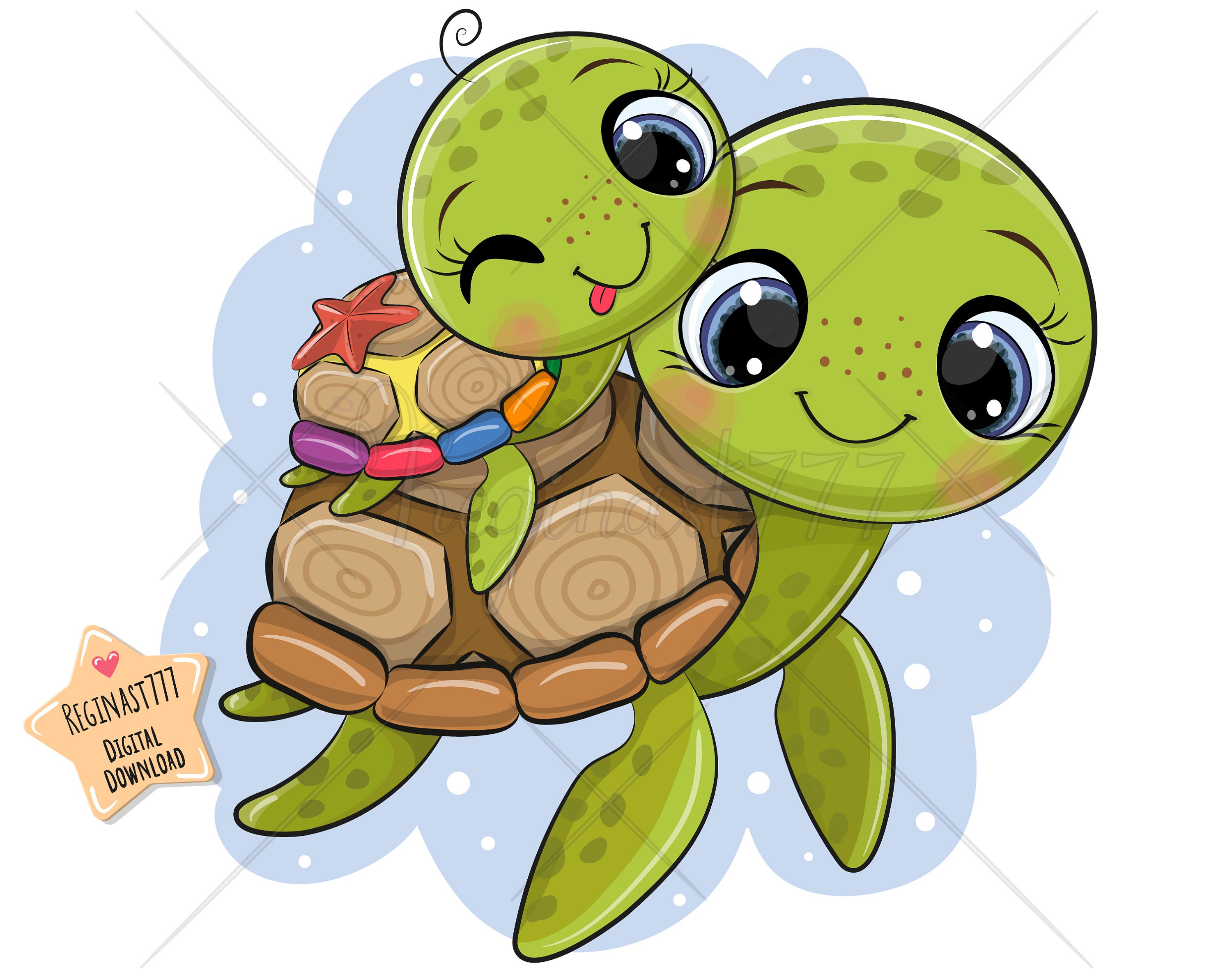 Detail Cute Turtle Clipart Nomer 9