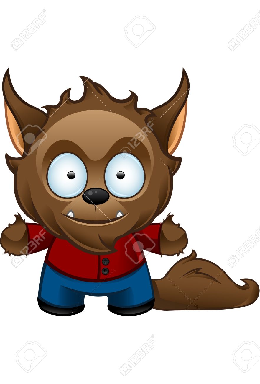 Detail Cute Werewolf Clipart Nomer 6