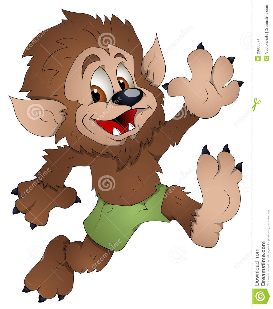 Detail Cute Werewolf Clipart Nomer 7