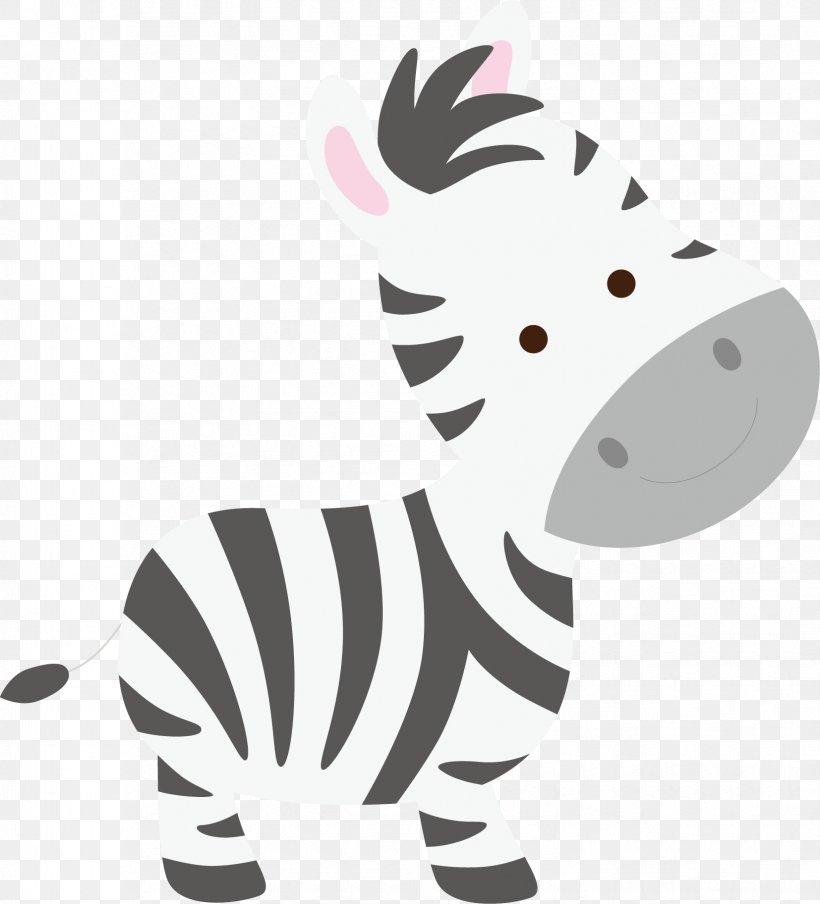 Detail Cute Zebra Clipart Black And White Nomer 16