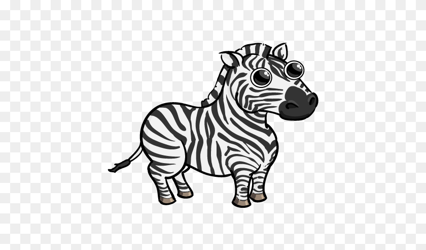 Detail Cute Zebra Clipart Black And White Nomer 22