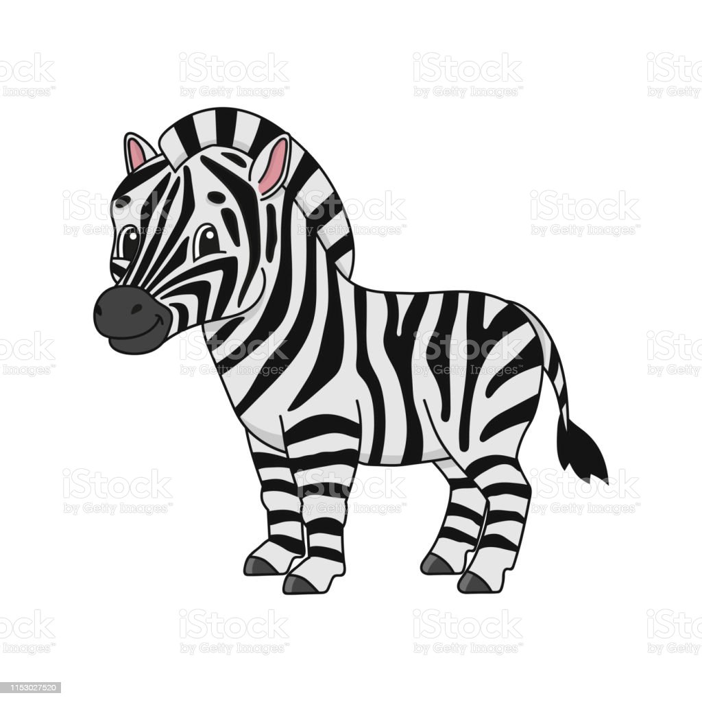 Detail Cute Zebra Clipart Black And White Nomer 44