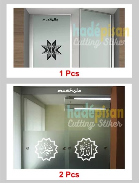 Detail Cutting Sticker Kaca Rumah Nomer 19