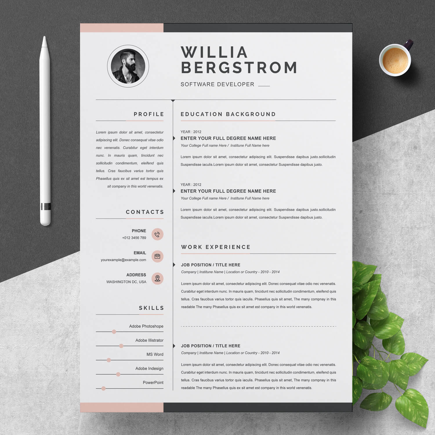 Detail Cv Background Design Download Nomer 29