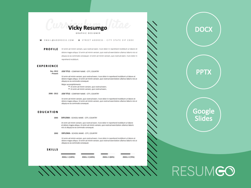 Detail Cv Background Template Nomer 12