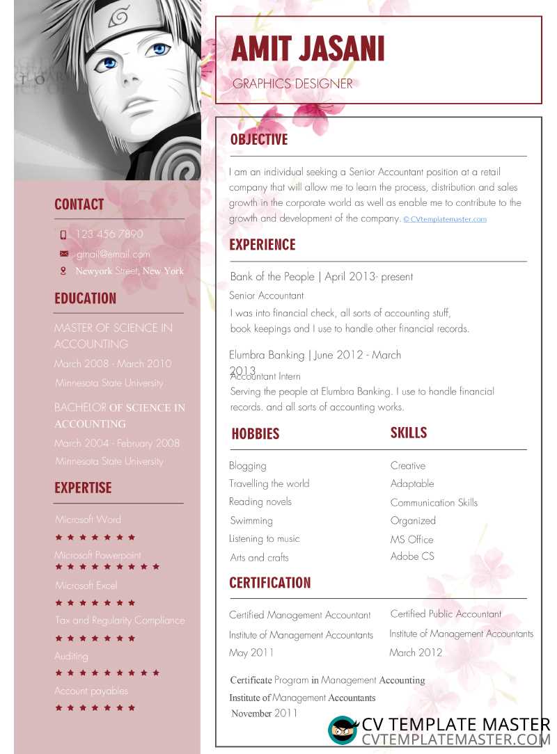 Detail Cv Background Template Nomer 38