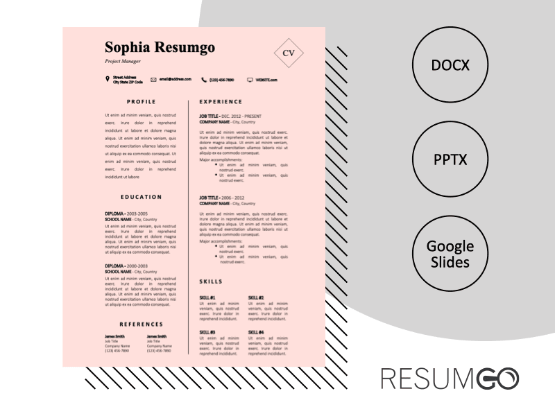 Detail Cv Background Template Nomer 58