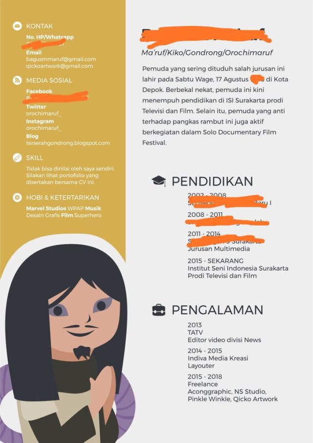 Detail Cv Desain Grafis Nomer 15