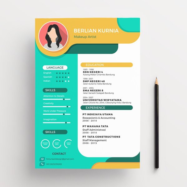 Detail Cv Desain Grafis Nomer 26