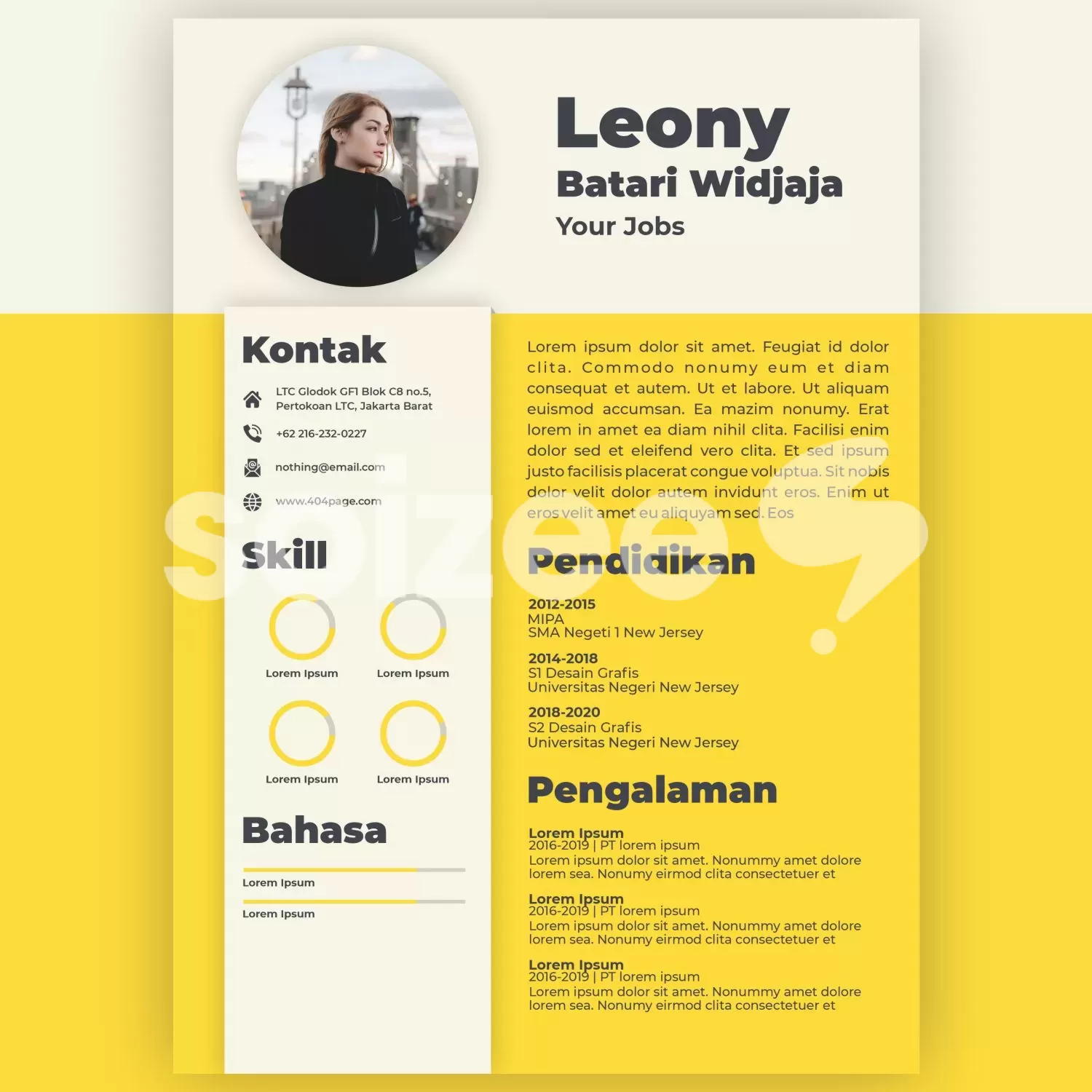 Detail Cv Desain Grafis Nomer 37