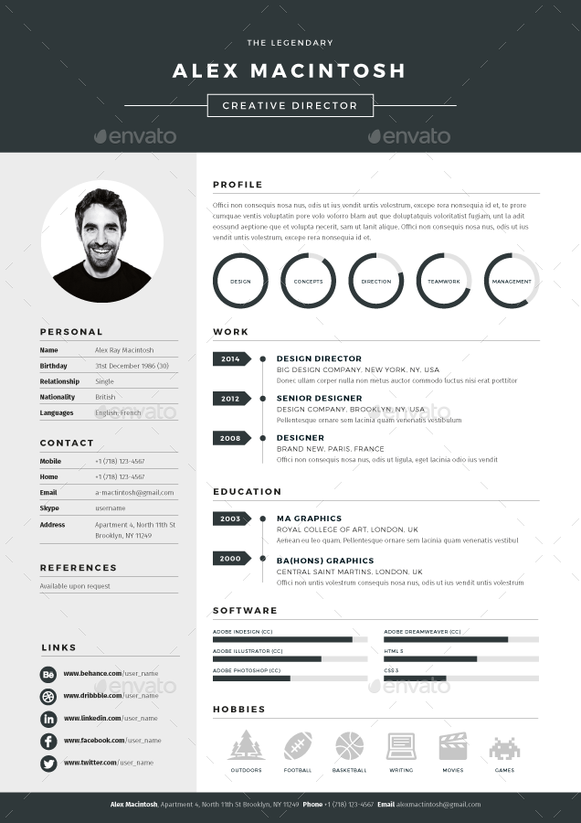 Detail Cv Design Png Nomer 23