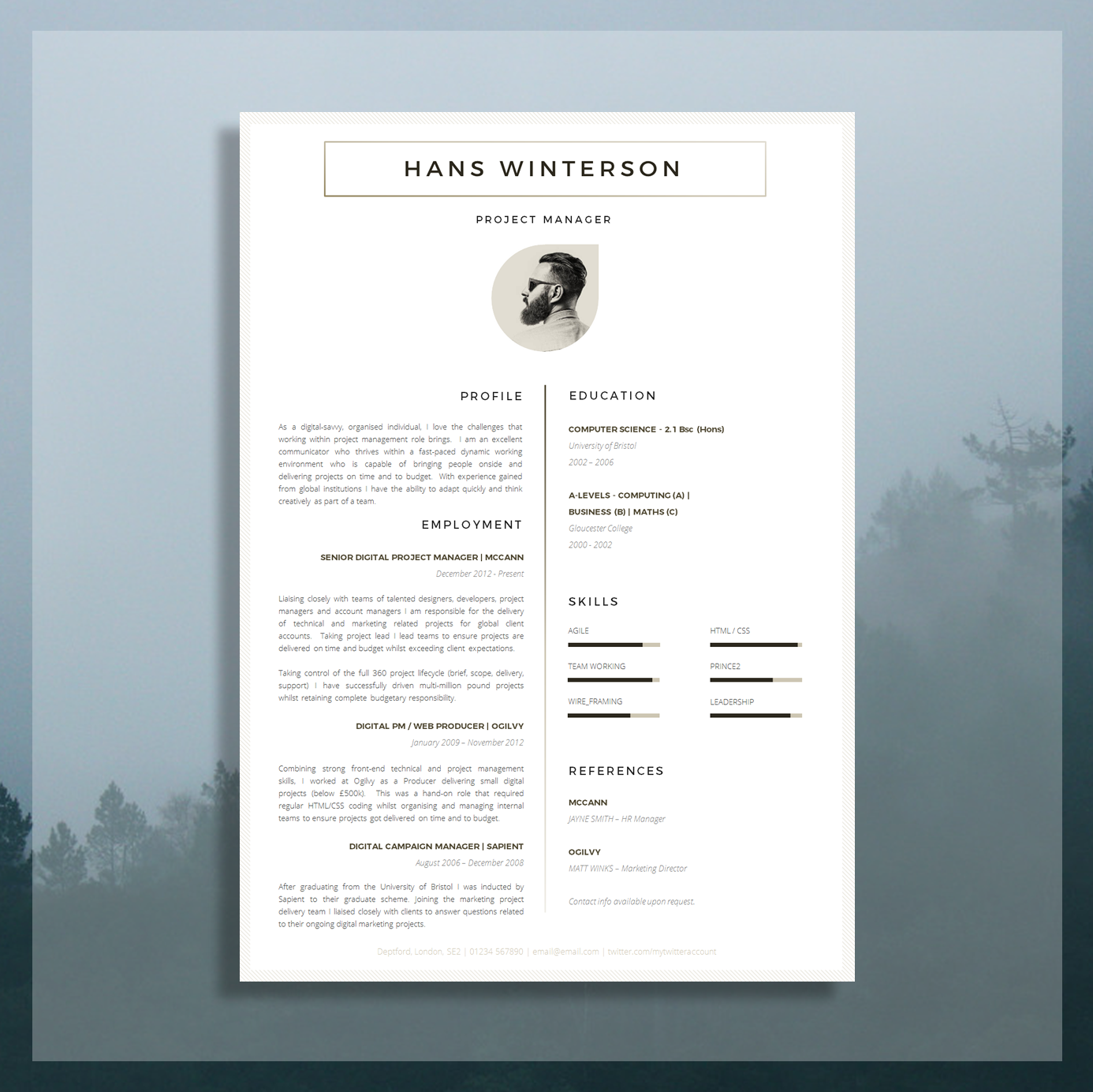 Detail Cv Design Png Nomer 27