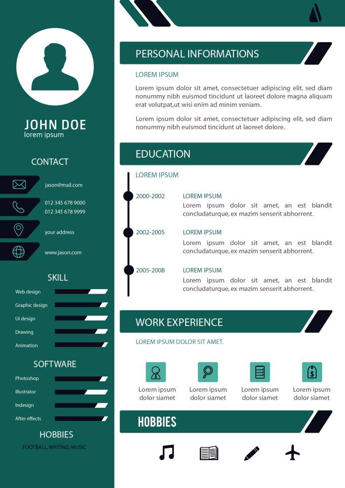 Detail Cv Design Png Nomer 30