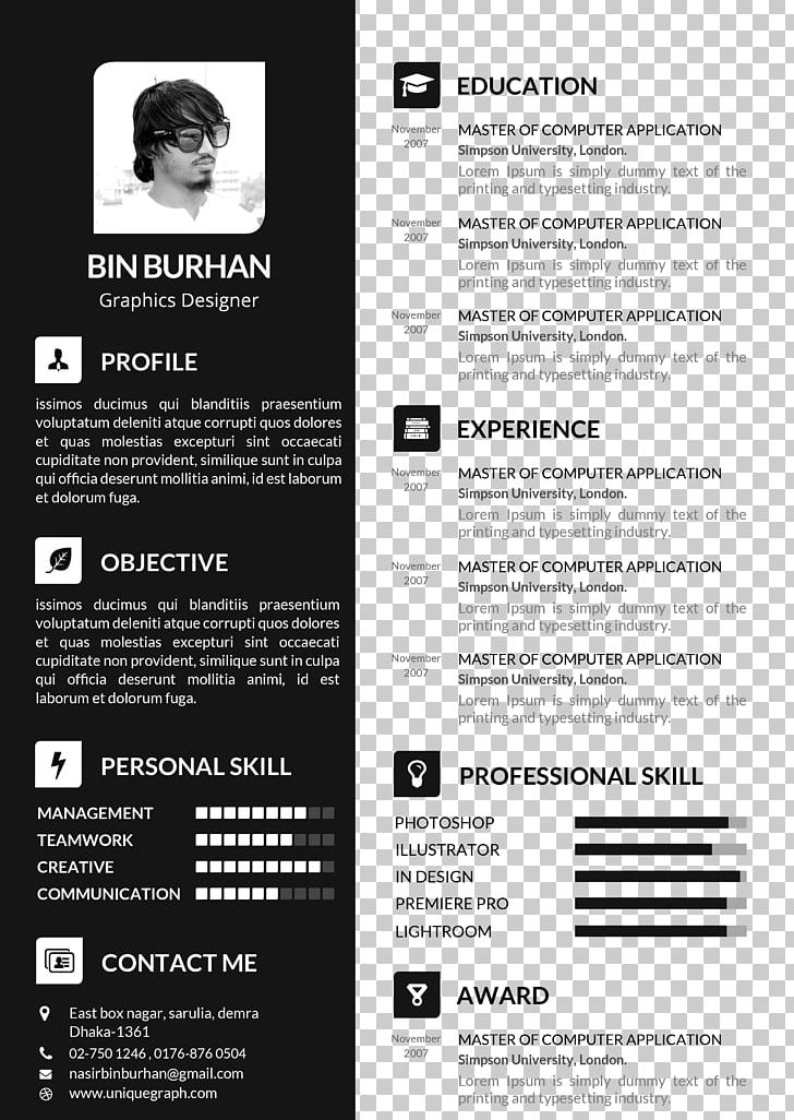 Detail Cv Design Png Nomer 10
