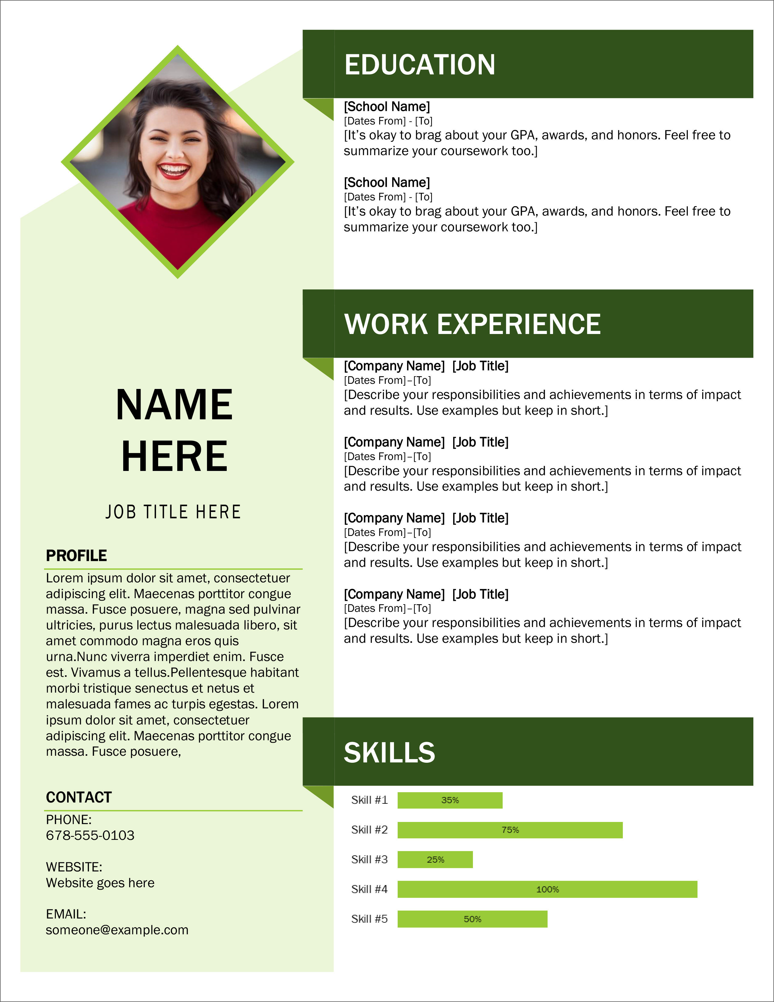 Detail Cv Format In Ms Word 2007 Free Download Nomer 19