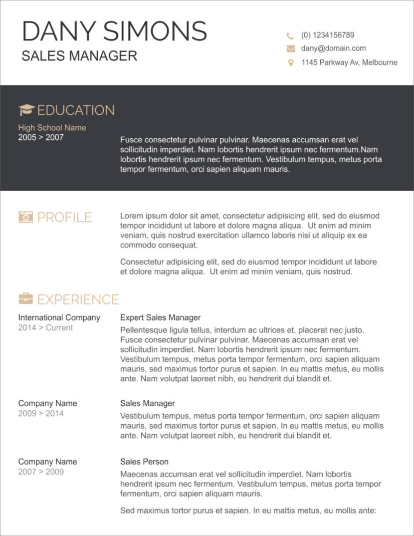 Detail Cv Format In Ms Word 2007 Free Download Nomer 24