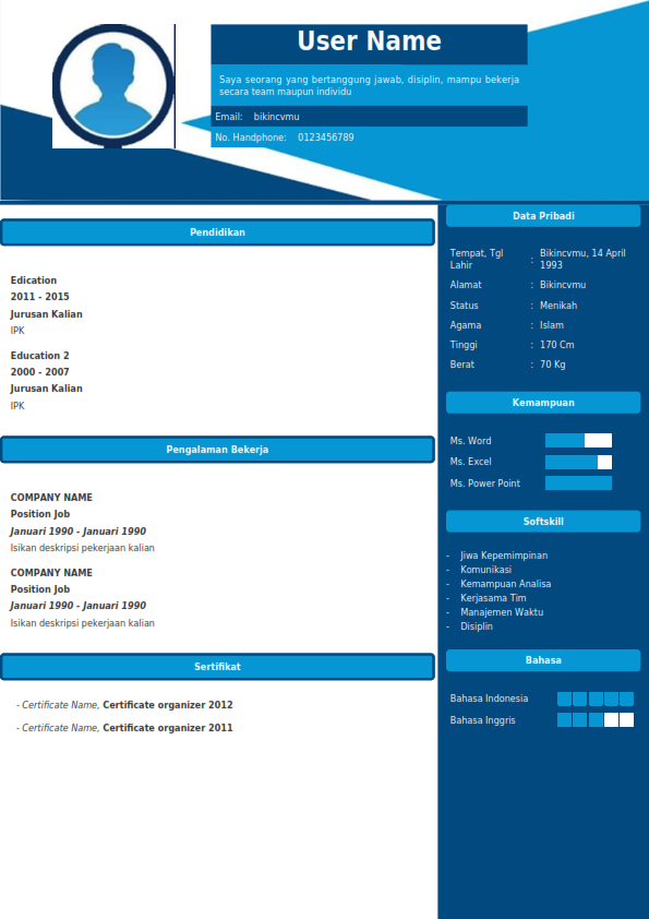 Detail Cv Mentahan Nomer 27