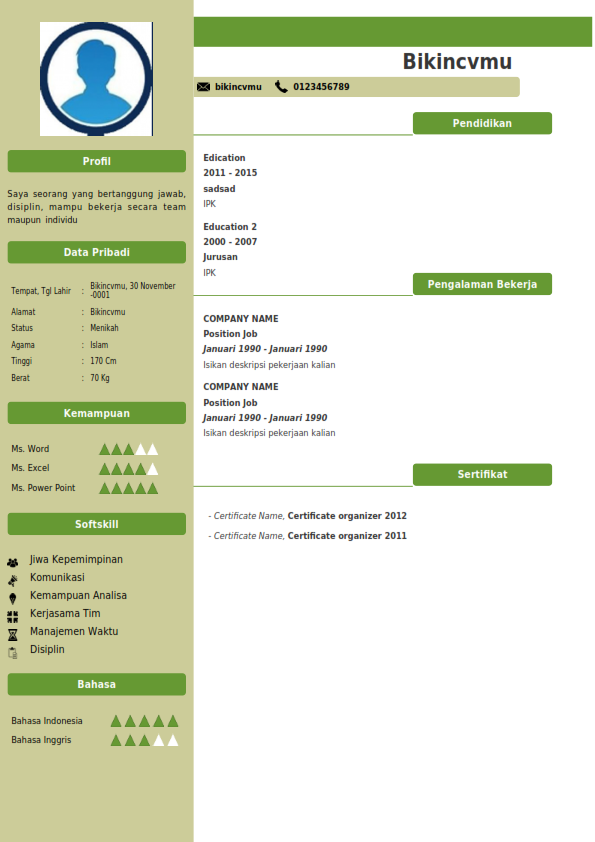 Detail Cv Mentahan Nomer 37