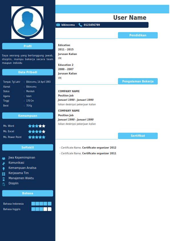 Detail Cv Mentahan Nomer 9