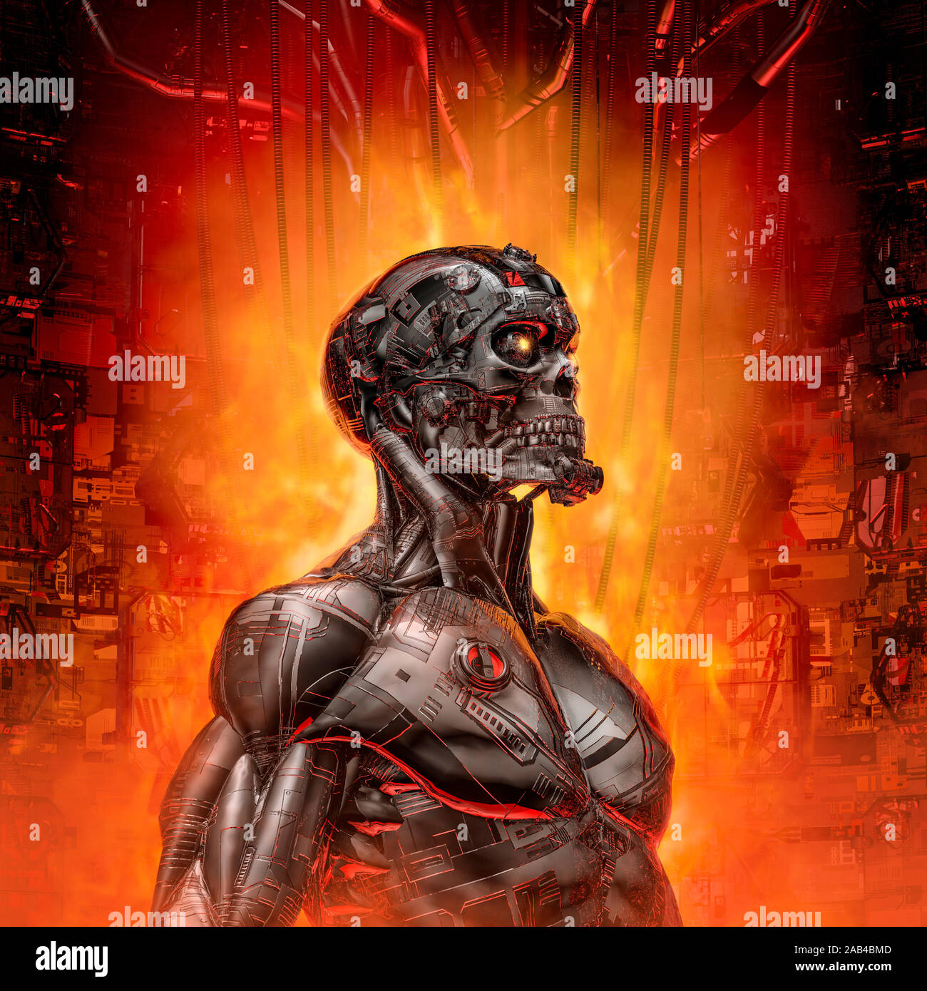 Detail Cyborg Skull X Ray Nomer 56