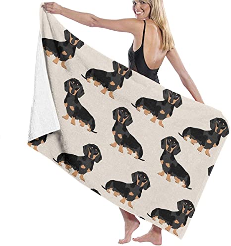 Dachshund Beach Towel - KibrisPDR