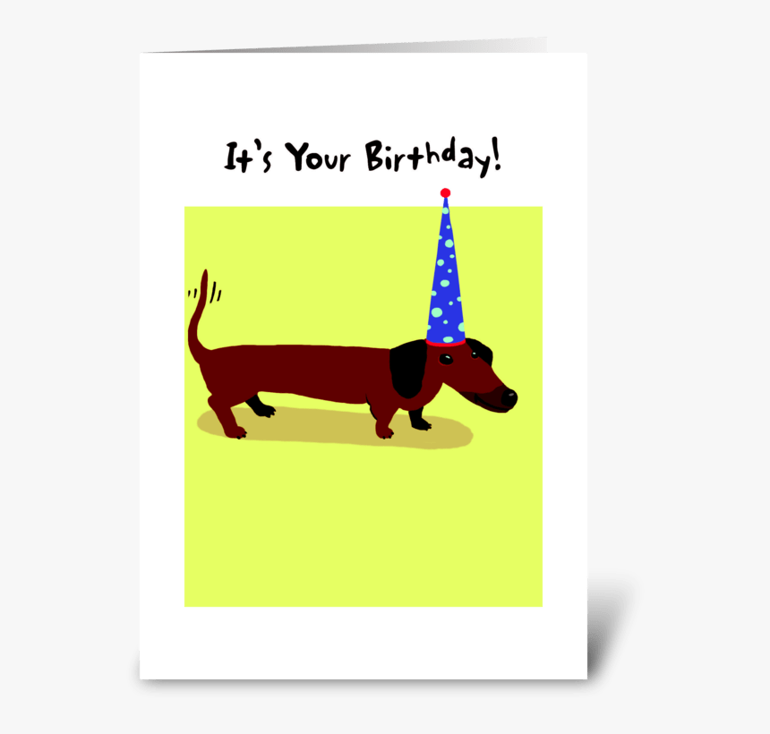 Detail Dachshund Birthday Cards Free Nomer 28