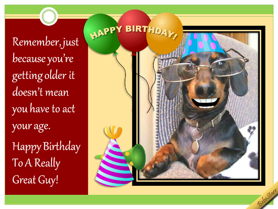 Detail Dachshund Birthday Cards Free Nomer 47