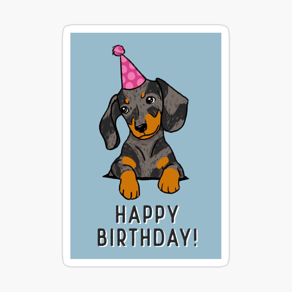 Detail Dachshund Birthday Images Nomer 24