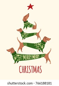 Detail Dachshund Christmas Wallpaper Nomer 24