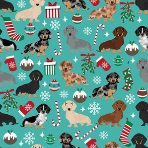 Detail Dachshund Christmas Wallpaper Nomer 32