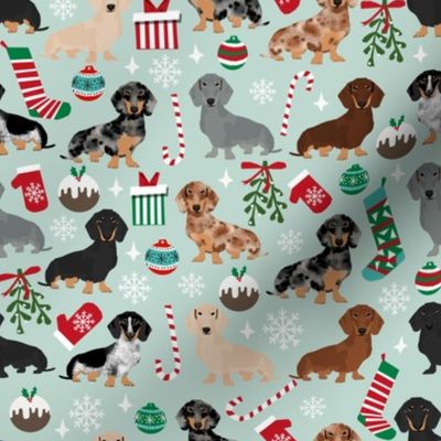 Detail Dachshund Christmas Wallpaper Nomer 36