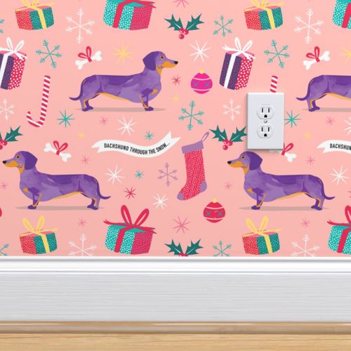 Detail Dachshund Christmas Wallpaper Nomer 47
