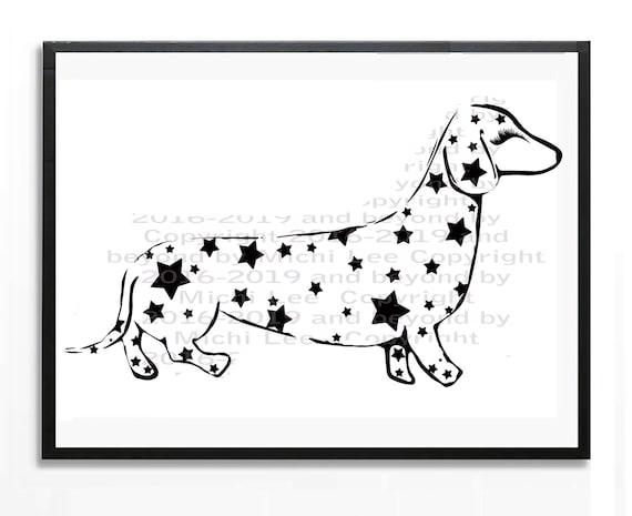 Detail Dachshund Clipart Black And White Nomer 15