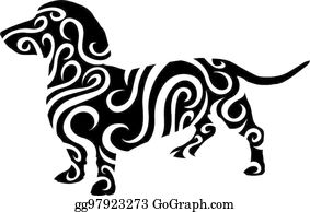 Detail Dachshund Clipart Black And White Nomer 23