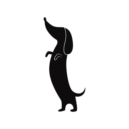 Detail Dachshund Clipart Black And White Nomer 49