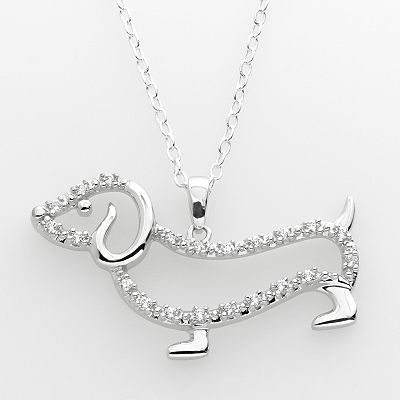 Download Dachshund Diamond Necklaces Nomer 10