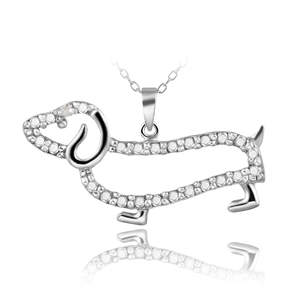 Detail Dachshund Diamond Necklaces Nomer 14