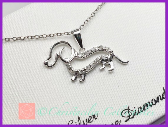 Detail Dachshund Diamond Necklaces Nomer 36