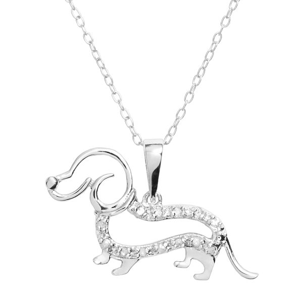 Detail Dachshund Diamond Necklaces Nomer 39