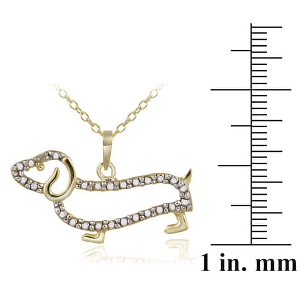 Detail Dachshund Diamond Necklaces Nomer 44