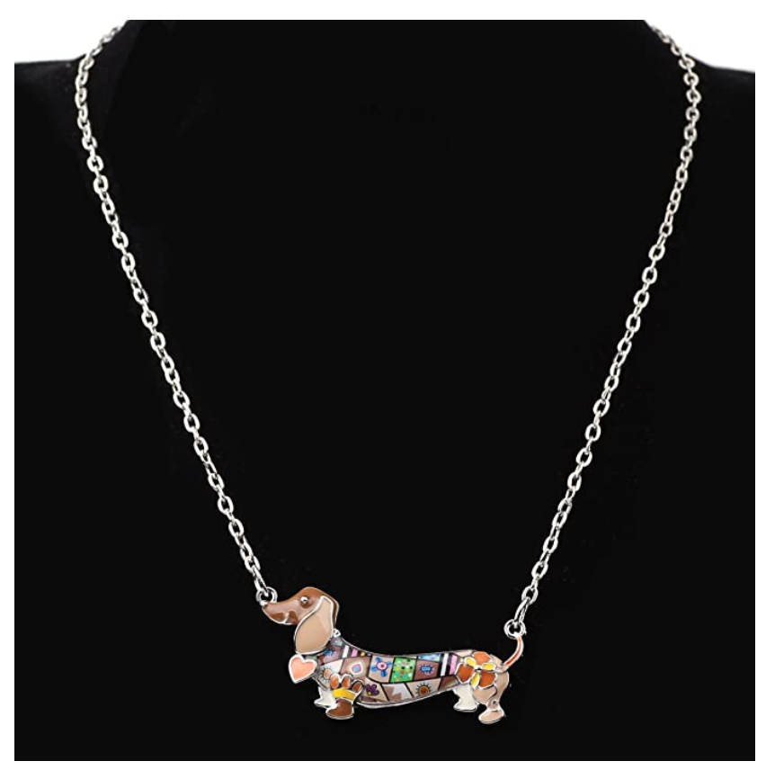 Detail Dachshund Diamond Necklaces Nomer 46