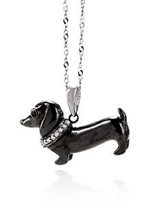 Detail Dachshund Diamond Necklaces Nomer 9