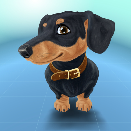 Detail Dachshund Face Clipart Nomer 9