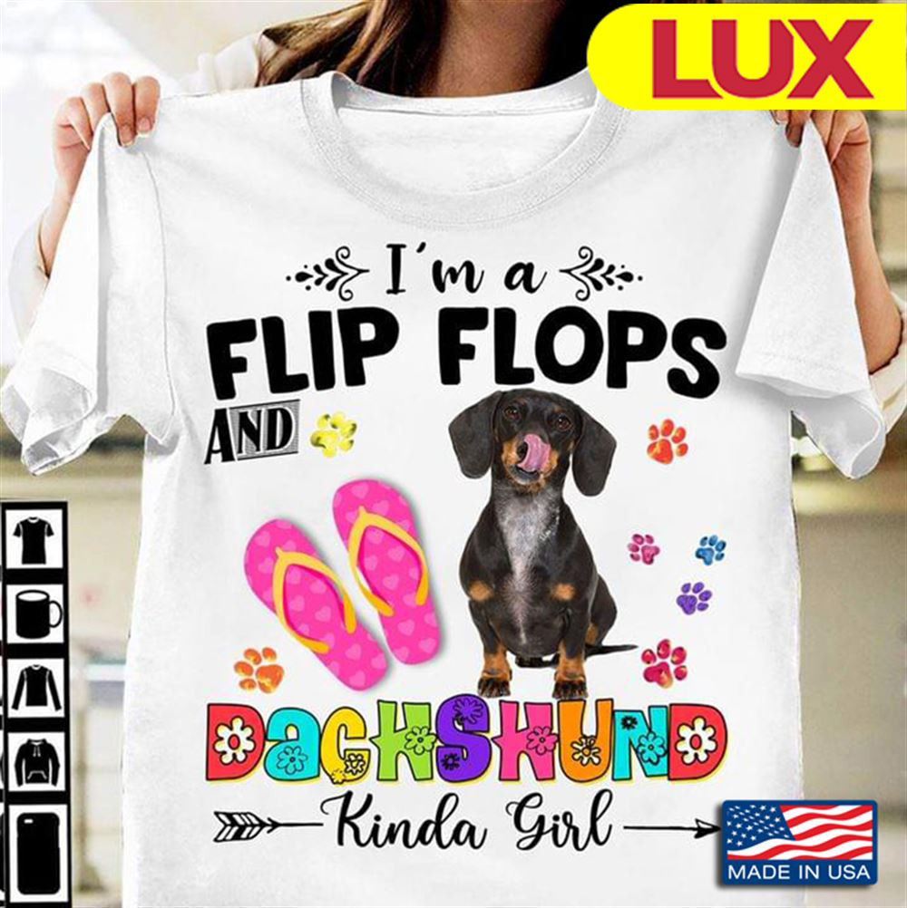 Detail Dachshund Flip Flops Nomer 32