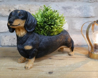 Detail Dachshund Flower Pot Nomer 28