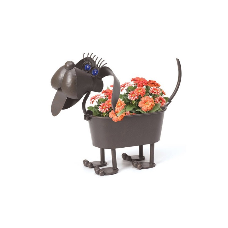 Detail Dachshund Flower Pot Nomer 7