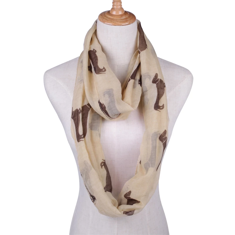 Detail Dachshund Infinity Scarf Nomer 32