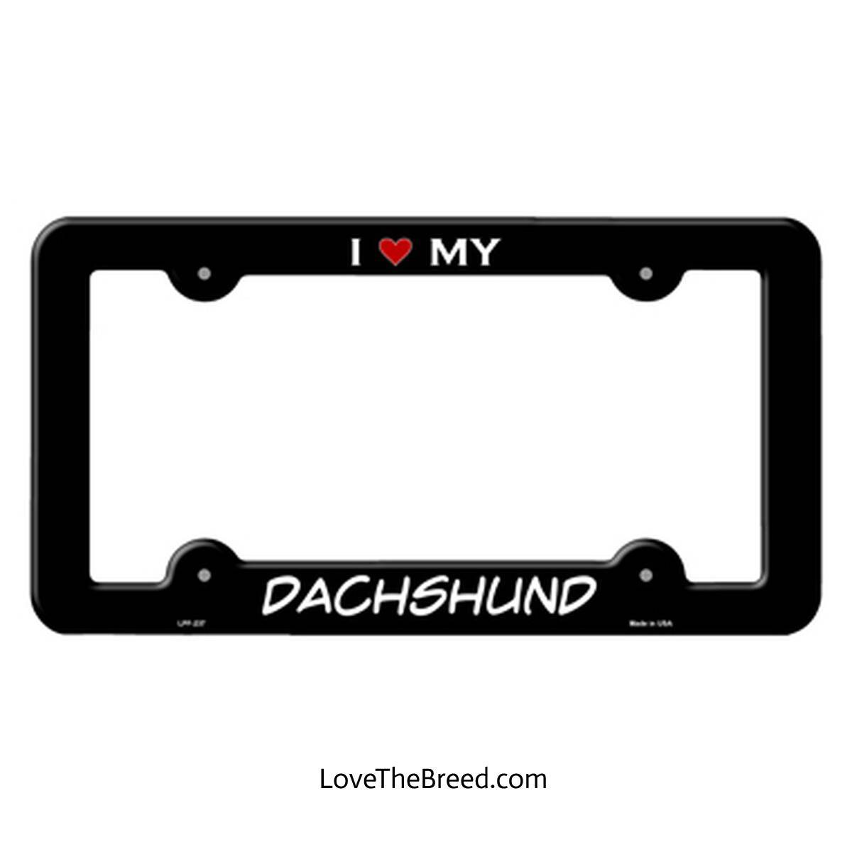 Detail Dachshund License Plate Frame Nomer 13