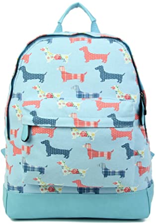 Detail Dachshund Print Backpack Nomer 24